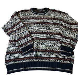 Brandini Men’s Italian Wool Blend Crew Neck Sweater
